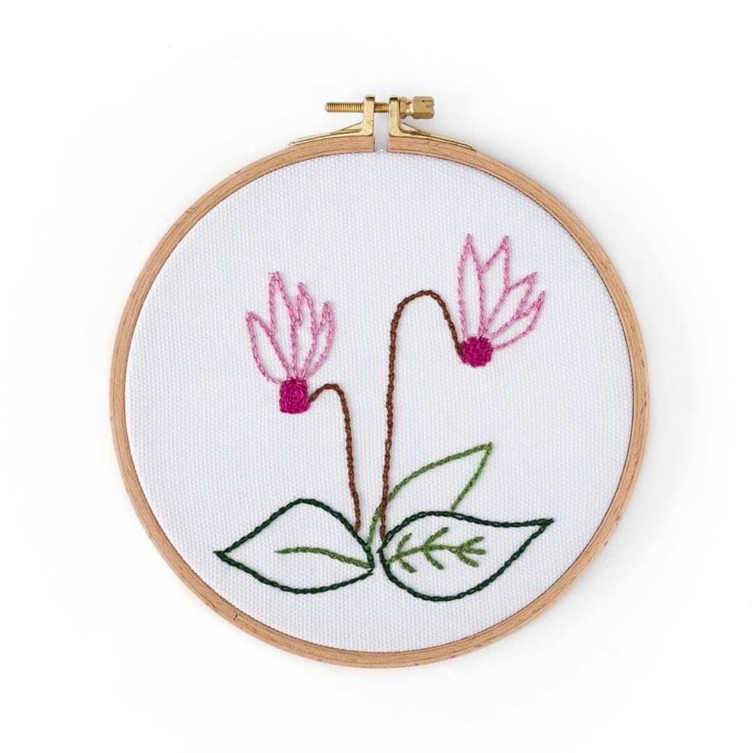 Embroidered Flowers Tote Bag - Yad LaKashish